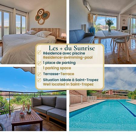 Sunrise -Swimming-Pool-Saint-Tropez Center-Parking Exterior foto